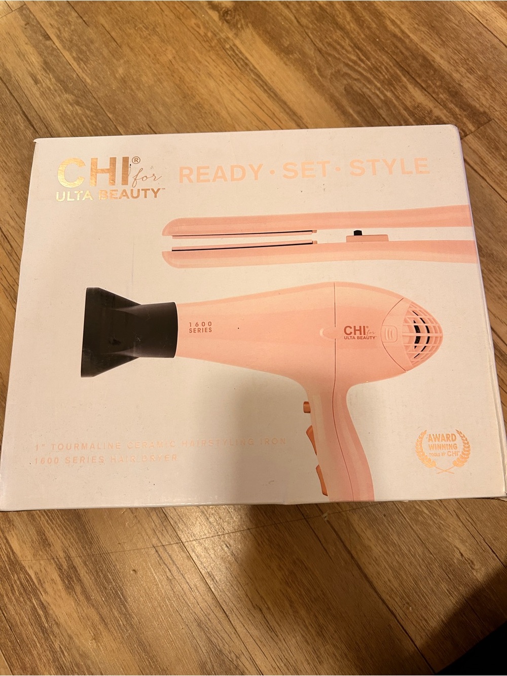 Ulta Beauty CHI Pink Hair Dryer and Flat Iron Set new unopened